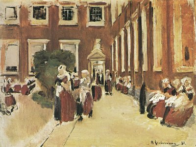 Amsterdam Orphanage by Max Liebermann